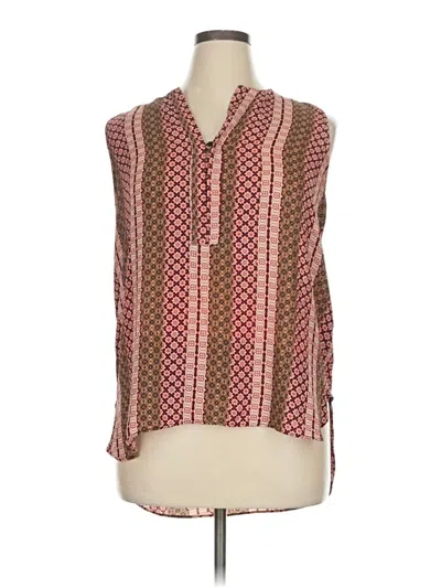 Pre-owned Dana Buchman Sleeveless Blouse In Pink