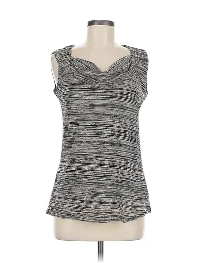Pre-owned Dana Buchman Sleeveless T-shirt In Gray