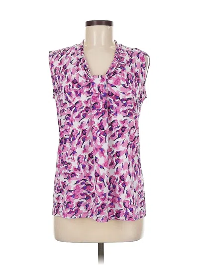 Pre-owned Dana Buchman Sleeveless T-shirt In Pink