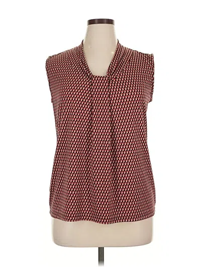 Pre-owned Dana Buchman Sleeveless T-shirt In Red