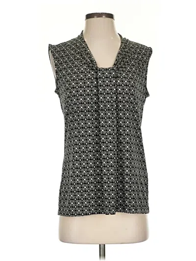 Pre-owned Dana Buchman Sleeveless T-shirt In Black