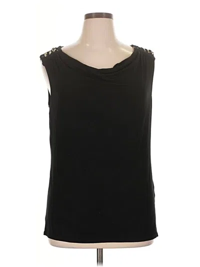 Pre-owned Dana Buchman Sleeveless T-shirt In Black