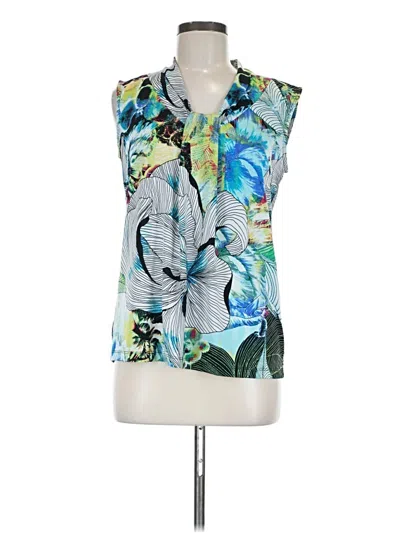 Pre-owned Dana Buchman Sleeveless T-shirt In Blue