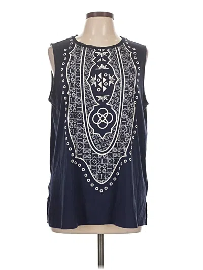 Pre-owned Dana Buchman Sleeveless T-shirt In Blue