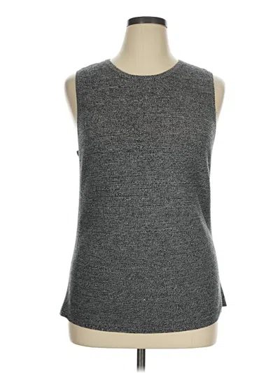 Pre-owned Dana Buchman Sleeveless T-shirt In Gray