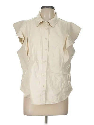 Pre-owned Dana Buchman Sleeveless T-shirt In Tan
