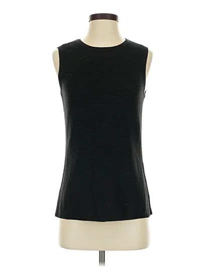 Pre-owned Dana Buchman Sweater Vest In Black