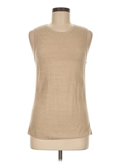 Pre-owned Dana Buchman Sweater Vest In Brown