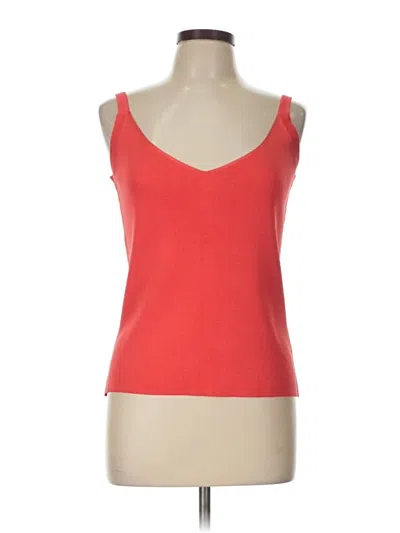 Pre-owned Dana Buchman Sweater Vest In Red