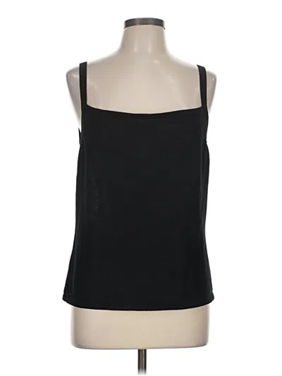 Pre-owned Dana Buchman Tank Top Black Strapless Neckline Tops
