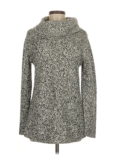 Pre-owned Dana Buchman Turtleneck Sweater In Gray