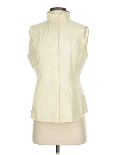 Pre-owned Dana Buchman Vest In White