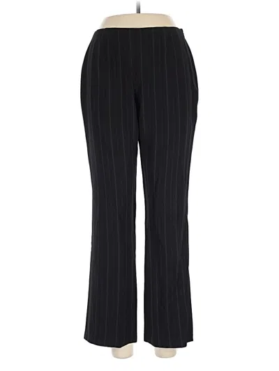 Pre-owned Dana Buchman Wool Pants In Black