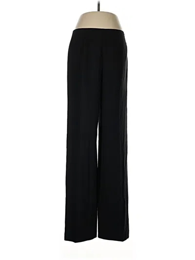Pre-owned Dana Buchman Wool Pants In Black