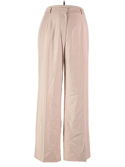 Pre-owned Dana Buchman Wool Pants In Tan