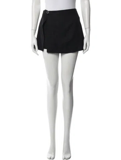 Pre-owned Dana Foley Nyc Mini Shorts In Black
