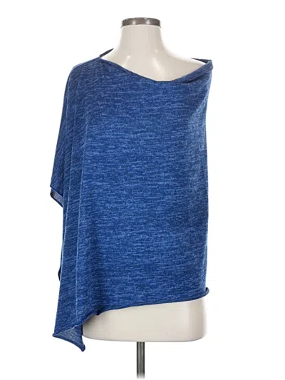 Pre-owned Dana Herbert Poncho In Blue