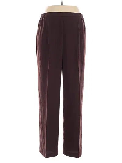 Pre-owned Dana Kay Dress Pants In Brown