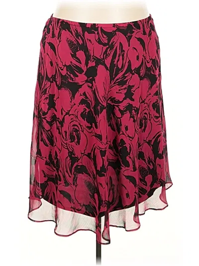 Pre-owned Dana Kay Formal Skirt In Pink