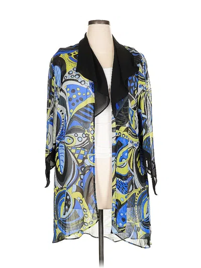 Pre-owned Dana Kay Kimono In Blue