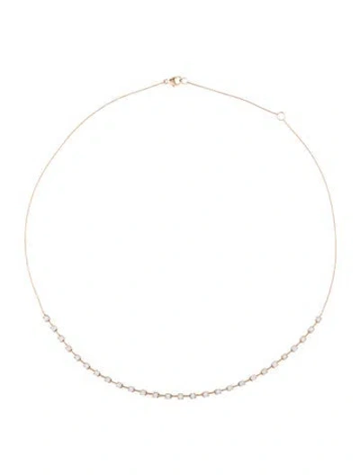 Pre-owned Dana Rebecca Designs 147k Diamond Ava Bea Interval Tennis Necklace, 18" In Multicolor