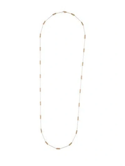 Pre-owned Dana Rebecca Designs 14k 1.14ctw Diamond Hexagon Station Necklace, 36" In Multicolor