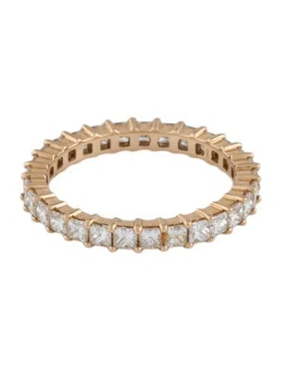 Pre-owned Dana Rebecca Designs 14k 1.56ctw Diamond Millie Ryan Eternity Ring In Multicolor