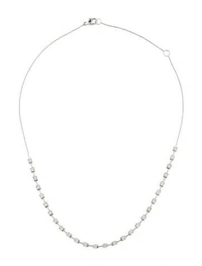 Pre-owned Dana Rebecca Designs 14k Diamond Ava Bea Interval Tennis Necklace, 15" In Multicolor