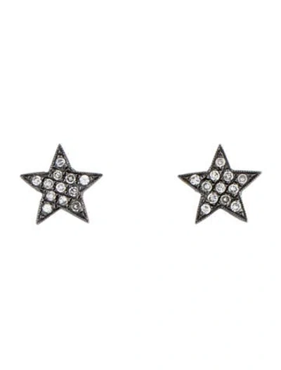 Pre-owned Dana Rebecca Designs 14k Diamond Juliana Himiko Star Stud Earrings In Multi