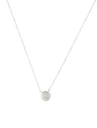 Pre-owned Dana Rebecca Designs 14k Diamond Lauren Joy Mini Disc Necklace, 17" In Multicolor