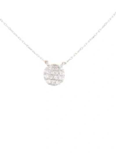 Pre-owned Dana Rebecca Designs 14k Diamond Lauren Joy Mini Disc Necklace, 18" In Multi