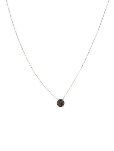 Pre-owned Dana Rebecca Designs 14k Diamond Lauren Joy Mini Disc Pendant Necklace, 18.25" In Multi