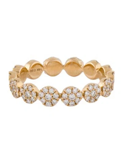Pre-owned Dana Rebecca Designs 14k Diamond Taylor Beth Eternity Ring In Multi