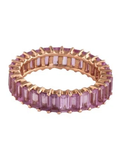 Pre-owned Dana Rebecca Designs 14k Sapphire Kristyn Kylie Eternity Band In Multi
