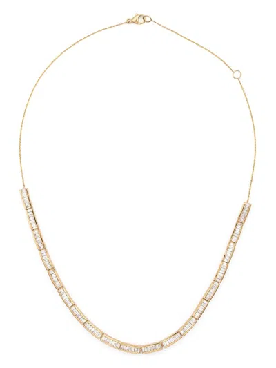Dana Rebecca Designs 14k Yellow Gold Bar Station Diamond Necklace