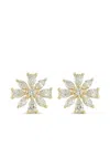Dana Rebecca Designs 14k Yellow Gold Diamond Alexa Jordyn Flower Stud Earrings In Gold