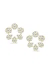 Dana Rebecca Designs 14k Yellow Gold Taylor Beth Cutout Diamond Stud Earrings In Gold
