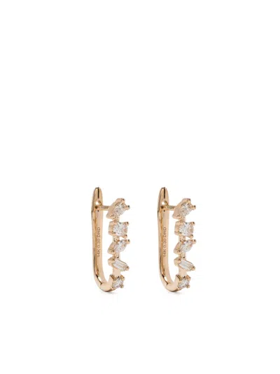 Dana Rebecca Designs 14kt Yellow Gold Alexa Jordyn Diamond Hoop Earrings