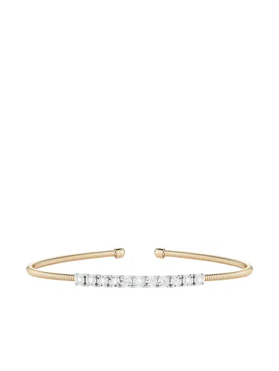 Dana Rebecca Designs 14kt Yellow Gold Ava Bea Diamond Flex Cuff