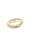 DANA REBECCA DESIGNS ALEXA JORDYN DIAMOND INLAY BAND RING