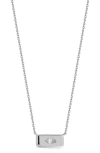 Dana Rebecca Designs Alexa Jordyn Marquise Diamond Bar Pendant Necklace In White Gold/diamond
