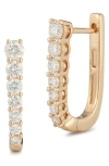 DANA REBECCA DESIGNS AVA BEA GRADUATING DIAMOND HOOP EARRINGS