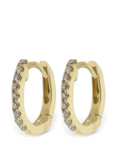 Dana Rebecca Designs Diamond Huggie Earrings In Gold