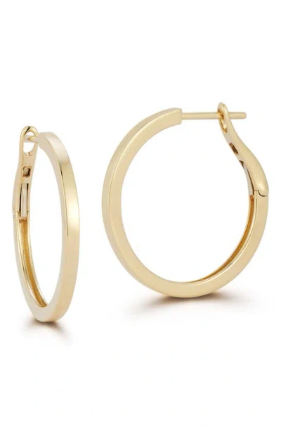 Dana Rebecca Designs Drd Medium Solid Gold Hoops In Yellow Gold