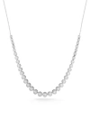 Dana Rebecca Designs Lulu Jack Diamond Frontal Necklace In White Gold
