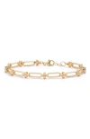 DANA REBECCA DESIGNS POPPY RAE PEBBLE LINK BRACELET