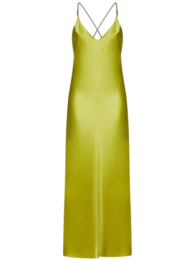 Danamè Danamé Selena Long Dress In Verde