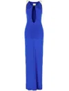 Danamè Electric Blue Stretch Nylon Dress