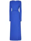Danamè Octavia Gathered-detail Long-sleeve Dress
