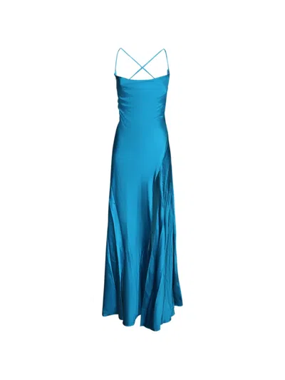 Danamè Gabrielle Maxi Dress In Blue